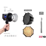 Kit Eclairage Studio ZSYB CL-80Bi ( 80W / Bi-Color ) ( OCTA 45cm )