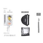 Kit Eclairage Studio LED LIGHT G230 ( 230W / Bi-Color ) (Carée 45cm)