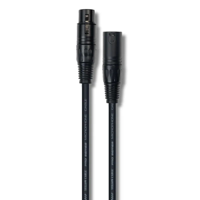 CABLE XLR YELLOW CORDON XLR FEM 3M