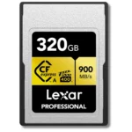 CARTE MÉMOIRE LEXAR CFE TYPE A GOLD 320GB 900MBS