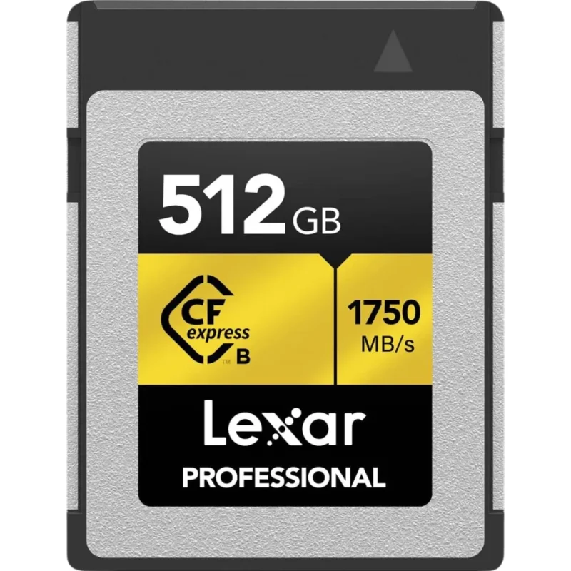 CARTE MÉMOIRE LEXAR CFEXPRESS TYPE B 1750MB/S GOLD (512 GB)