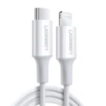 CABLE UGREEN 1M TYPE C TO LIGHTNING BLANC 10493