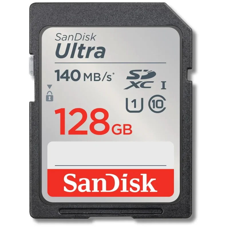 CARTE MEMOIRE SD ULTRA 128GB 140MB/S
