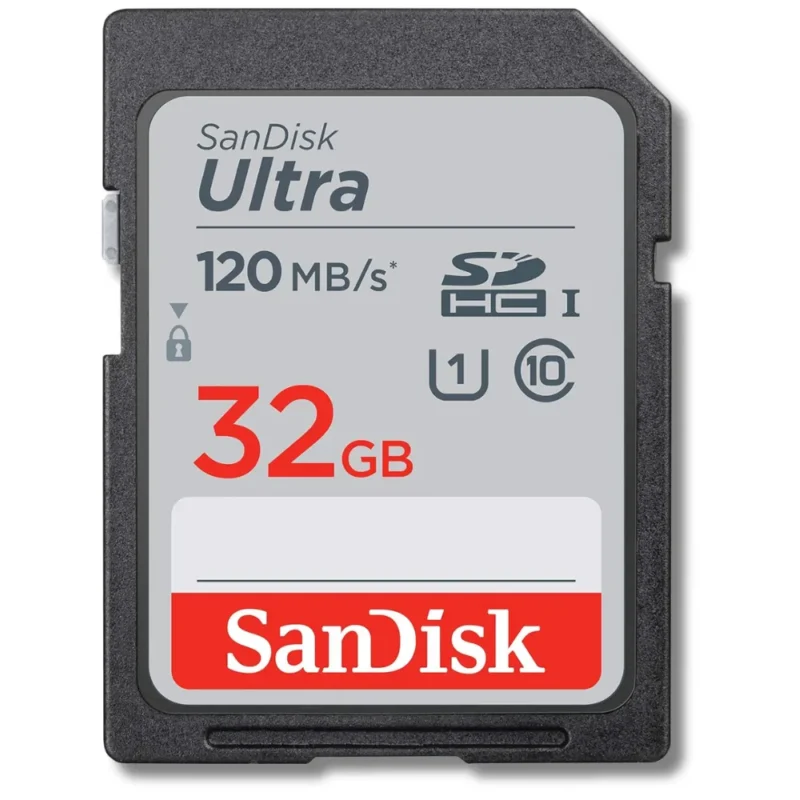 CARTE MEMOIRE SD ULTRA 32GB 120MB/S