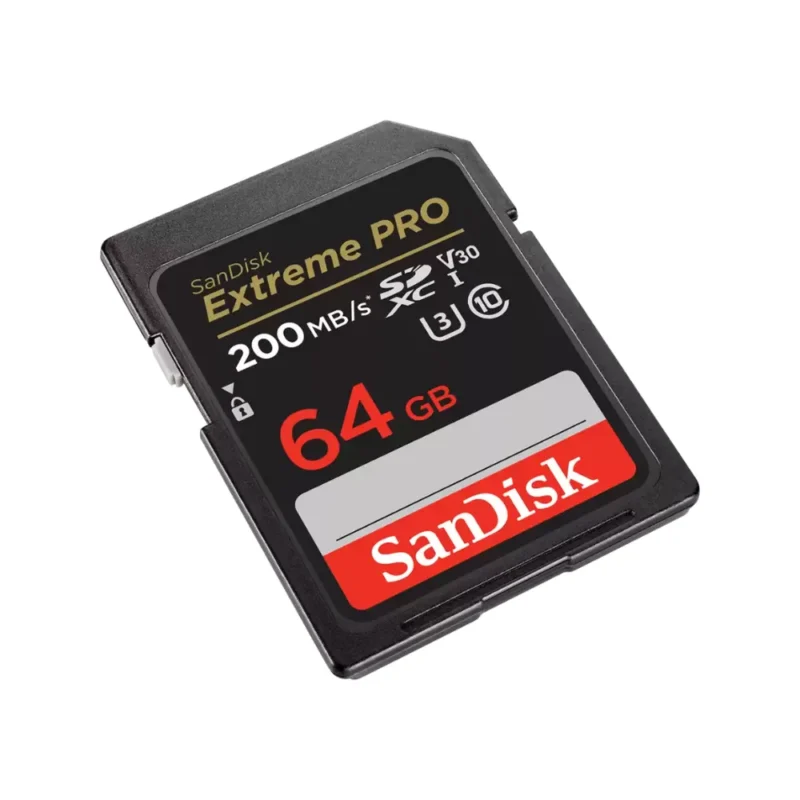 CARTE MEMOIRE SANDISK SD EXTREME PRO 64GB 200MB/S