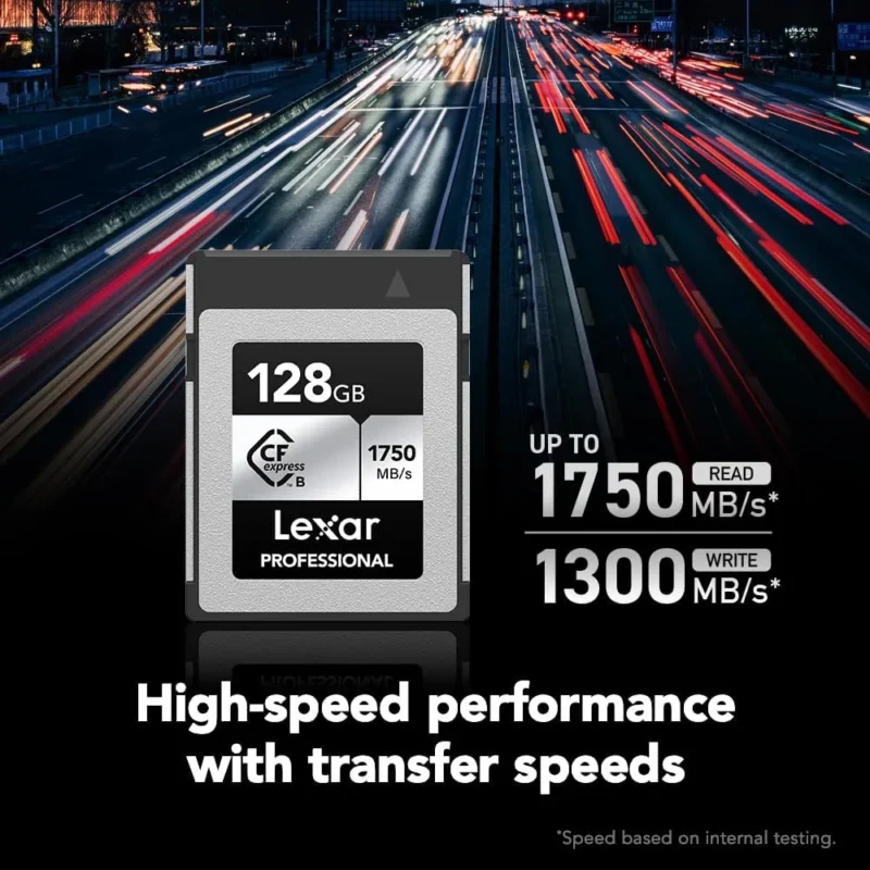 CARTE MÉMOIRE LEXAR CFEXPRESS TYPE B 1750MB/S SILVER 128GB