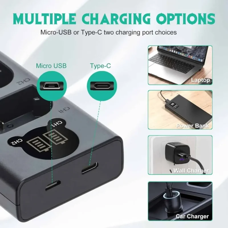 CHARGEUR DUAL CAISI CS-NP FW50