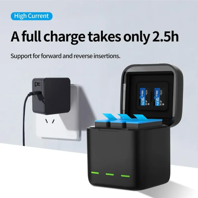 CHARGEUR GOPRO TELESIN FOR HERO 9/10/11