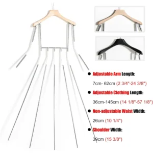 CINTRE VÊTEMENTS POUR PHOTOGRAPHIE B01