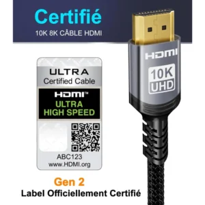 CABLE SNIOKCO HDMI TO HDMI 2.1 2M