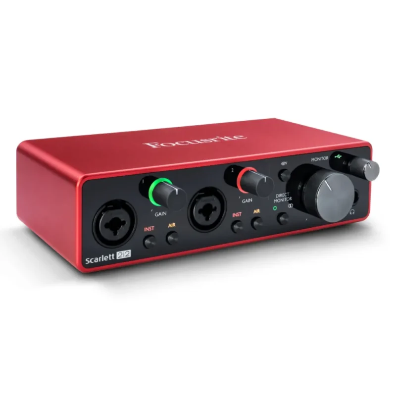 CARTE SON FOCUSRITE SCARLETTE 2I2