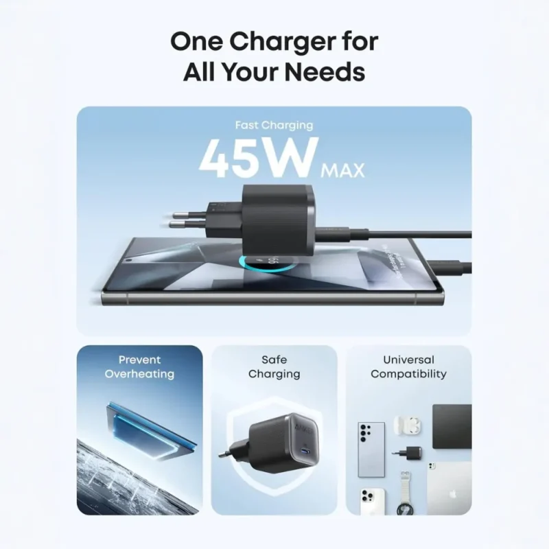 CHARGEUR ANKER NANO A2692 45W (JUSTE BOITIER)