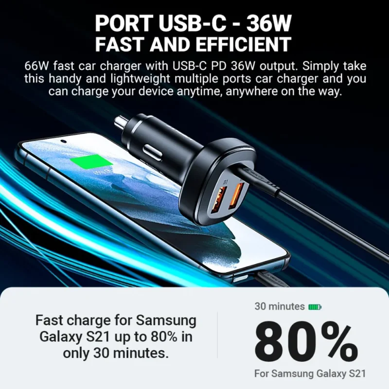 CHARGEUR AUTO ACEFAST B9