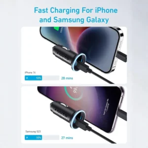 CHARGEUR AUTO ANKER 323 52.5W