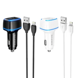 CHARGEUR AUTO BOROFONE BZ14 IOS