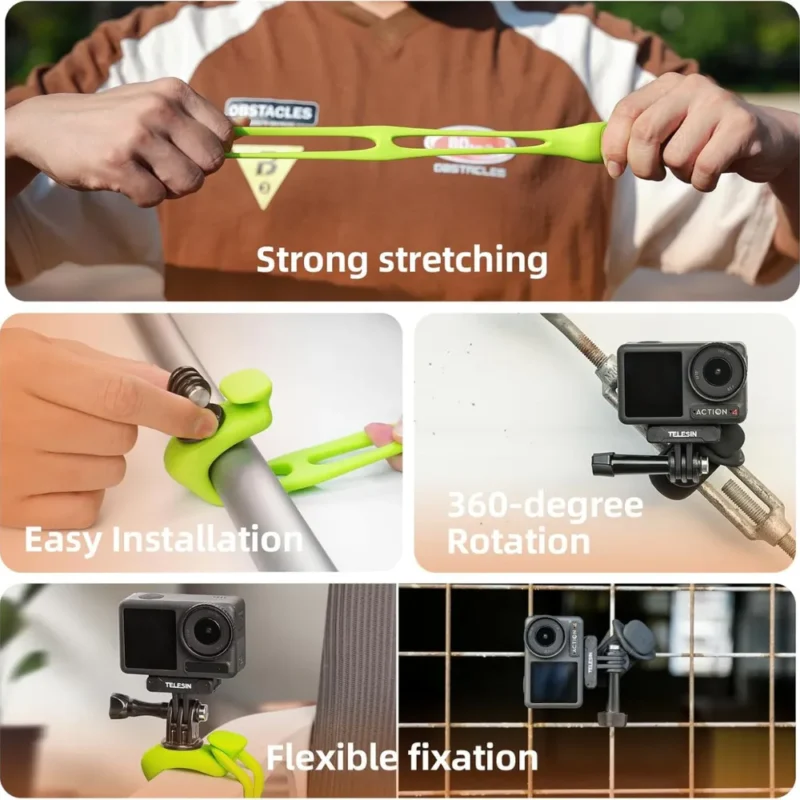 ACCESSOIRES GOPRO VERSATILE WRAP TELESIN TLQ 001