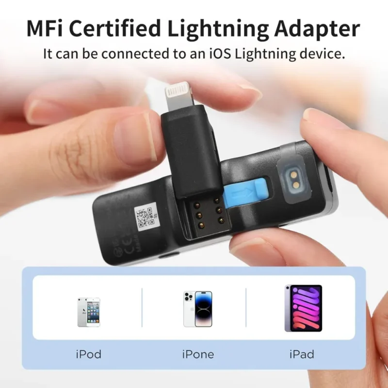 ADAPTATEUR MIC BOYALINK LIGHTNING