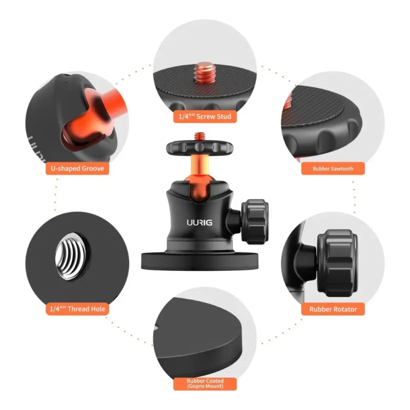 BALL HEAD UURIG BH07 MAGNETIQUE