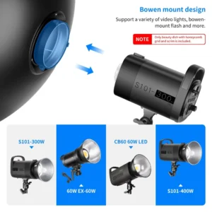 BEAUTY DISH NEEWER 55CM + DIFUSEUR