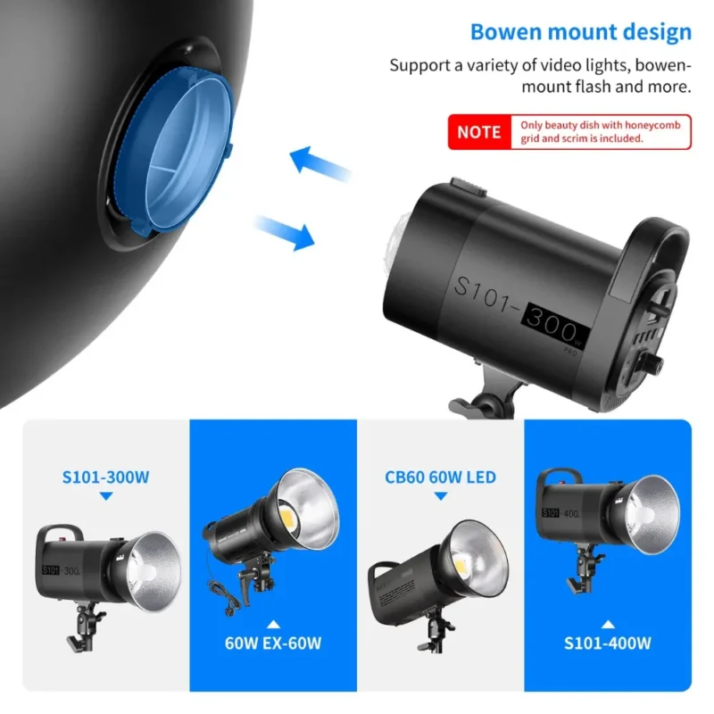 BEAUTY DISH NEEWER 55CM + DIFUSEUR