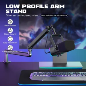 BOOM ARM FIFINE BM88 NOIR