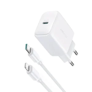 CHARGEUR JOYROOM TCF20EU 20W AVEC CABLE LIGHTNING 1M