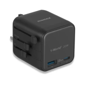 CHARGEUR MOMAX UA29D 1-WORLD 20W