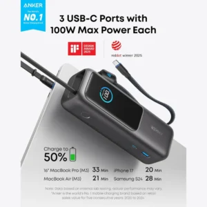 POWERBANK ANKER 165W 25000MAH