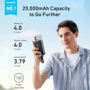 POWERBANK ANKER ZOLO A1689 30W 20000MAH BLANC