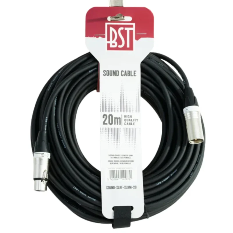 CABLE BST XLRM XLRF 20M