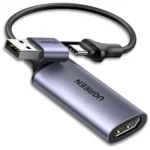 Cable CAPTURE VIDEO HDMI TO USB UGREEN 40189