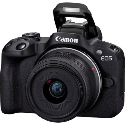 Caméra Mirrorless CANON EOS R50 Avec OBJECTIF RF-S 18-45MM F4.5-6.3 IS STM KIT