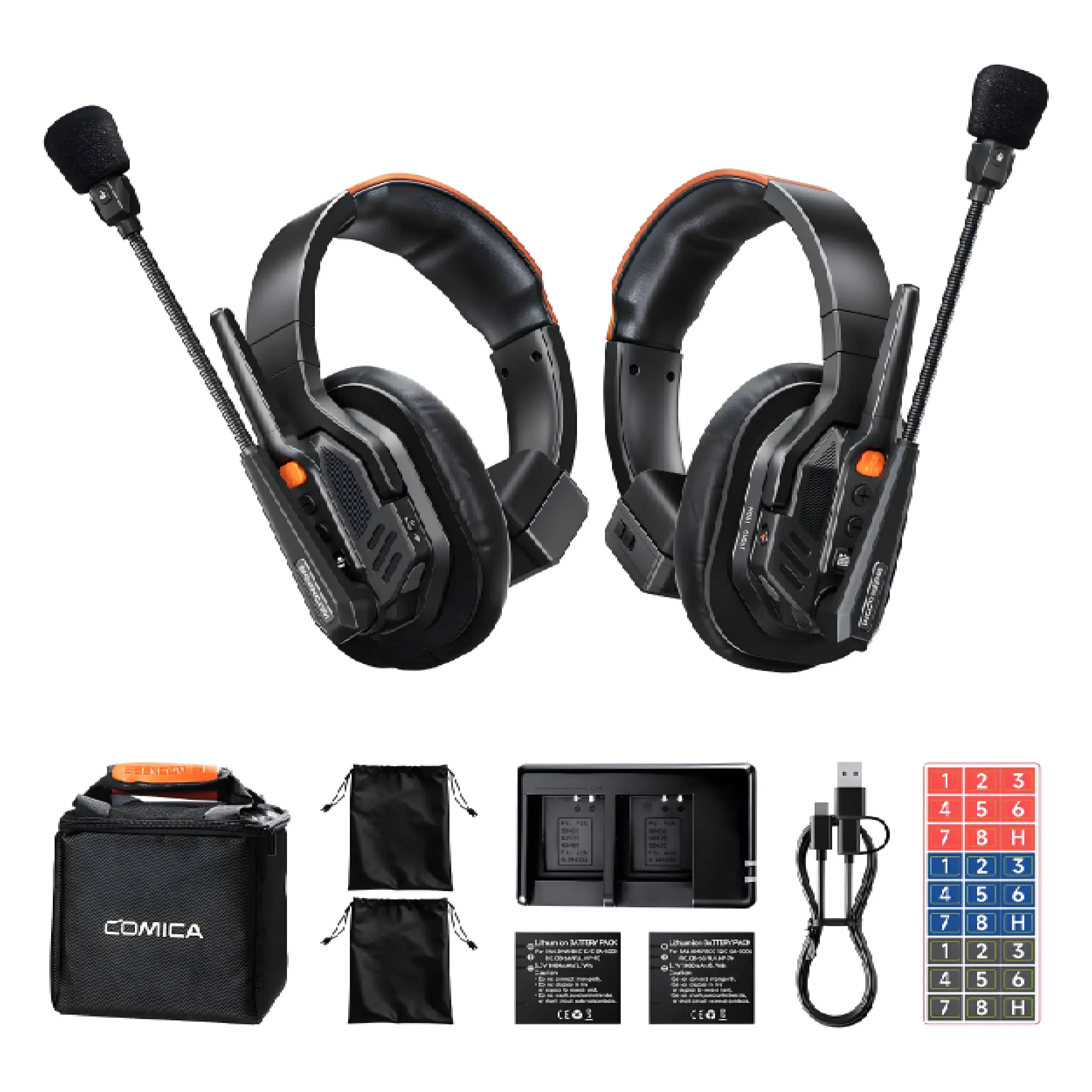 Intercom Sans-Fil COMICA SEEKCOM S1 PRO Intercom Sans-Fil COMICA SEEKCOM S1 PRO (2-SET / POSTE ) – Image 1